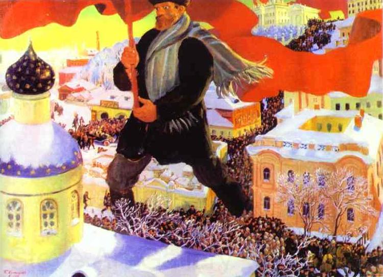 Boris Kustodiev Bolshevik